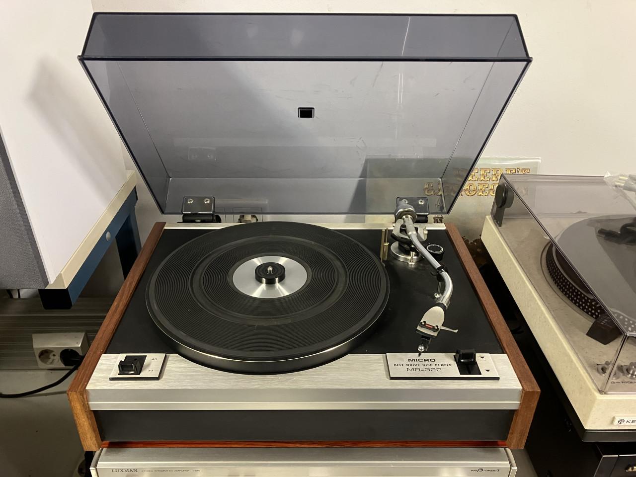 Micro Seiki MR-322 platenspeler draaitafel service garantie