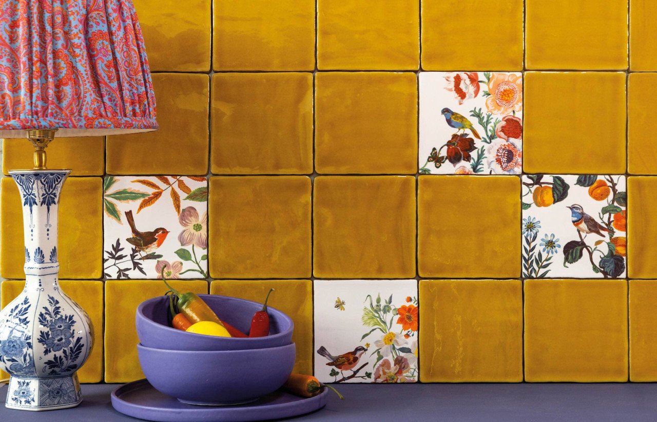 Hele mooie handvorm tegels 13x13