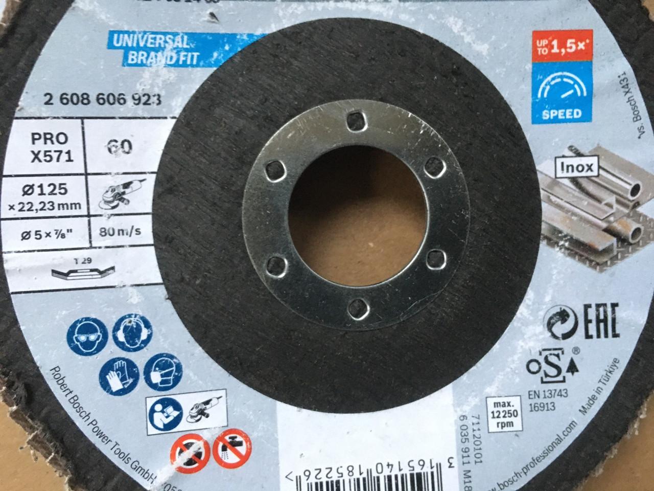 Bosch lamellenschijf 125 mm