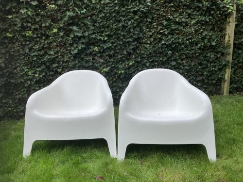 Twee tuinstoelen