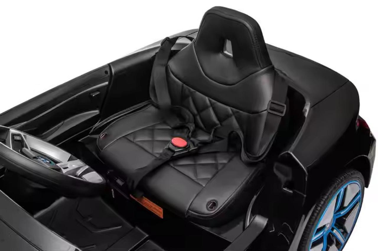 Elektrische Kinderauto 12V – BMW i4 | Zwart