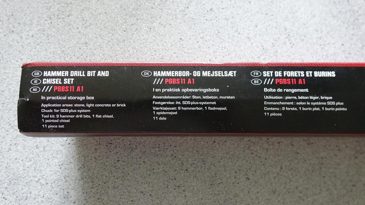 Klopboormachine boorset 3 / 5 stuks 600 mm /1000 mm (nieuw)