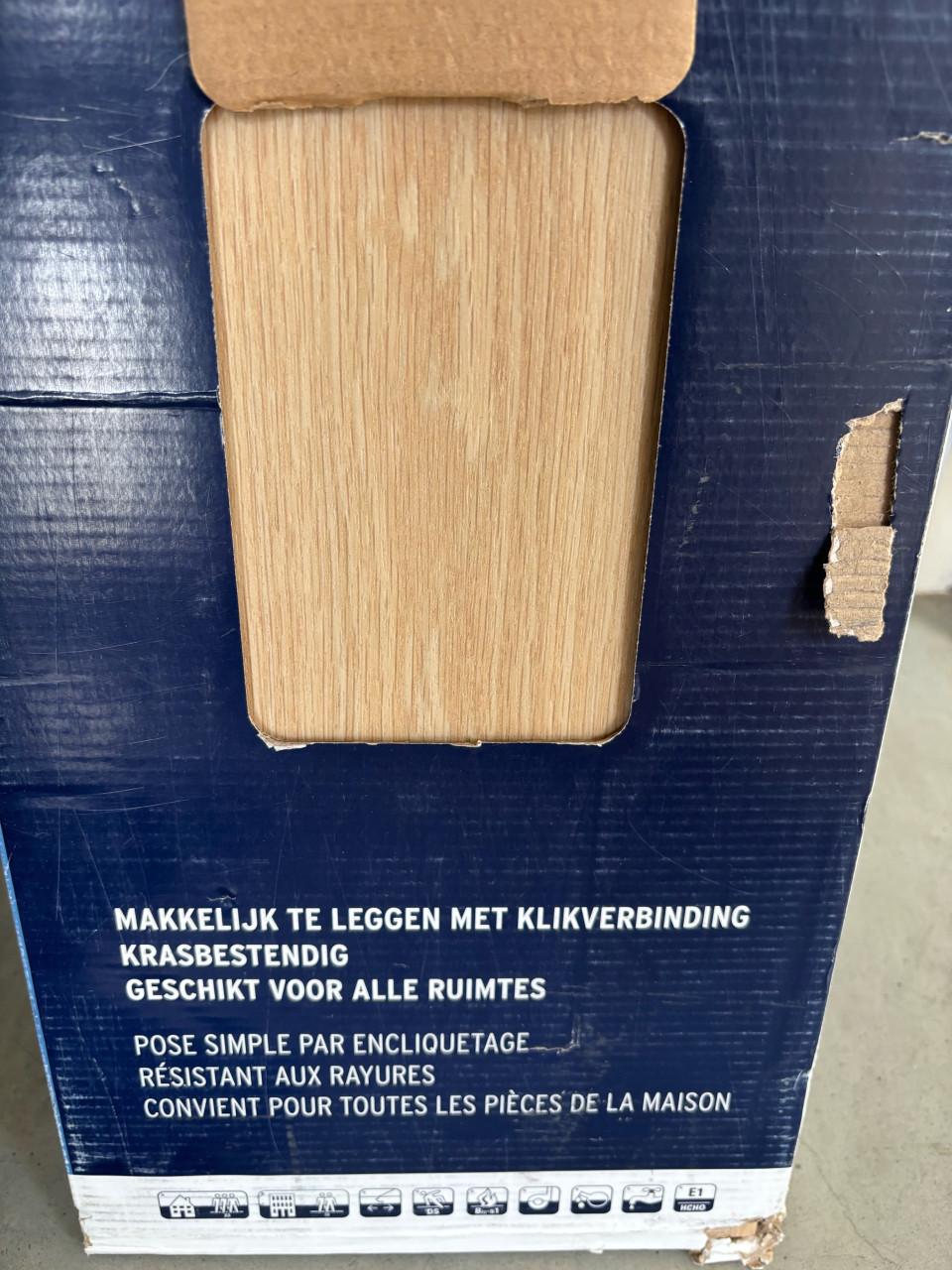 Klik laminaat PVC naturel eiken