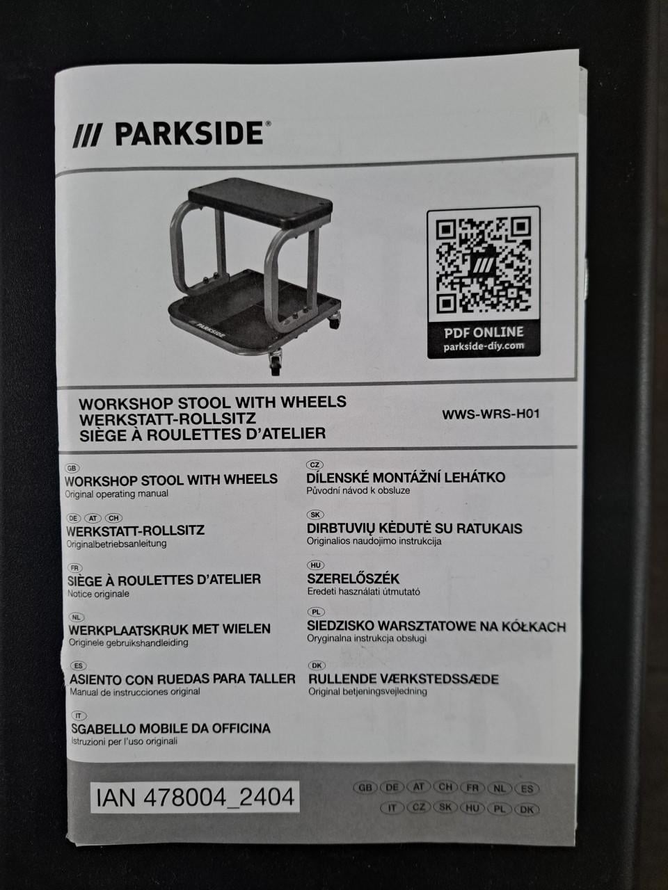 WERKPLAATSKRUKJE OP WIELTJES