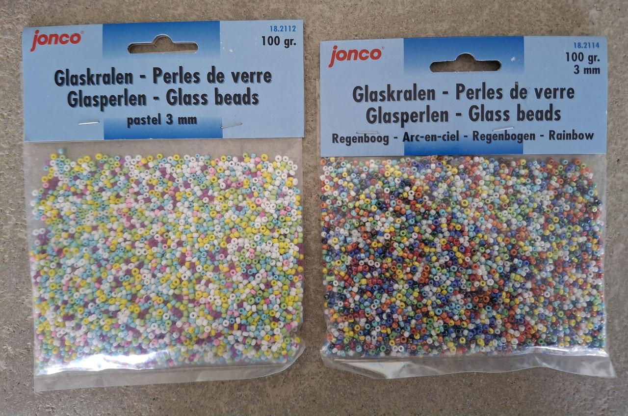 Glaskralen, 12 zakjes