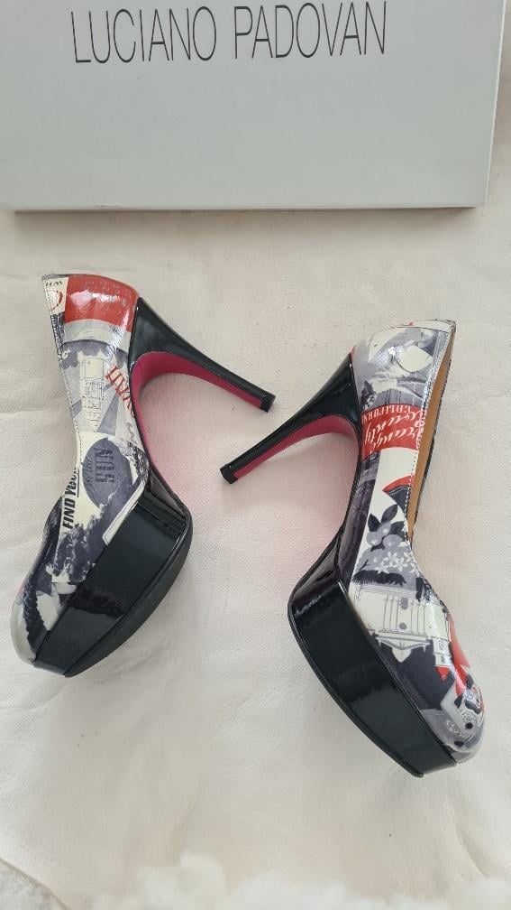 Luciano Padovan: Fraaie high heels prints maat 36