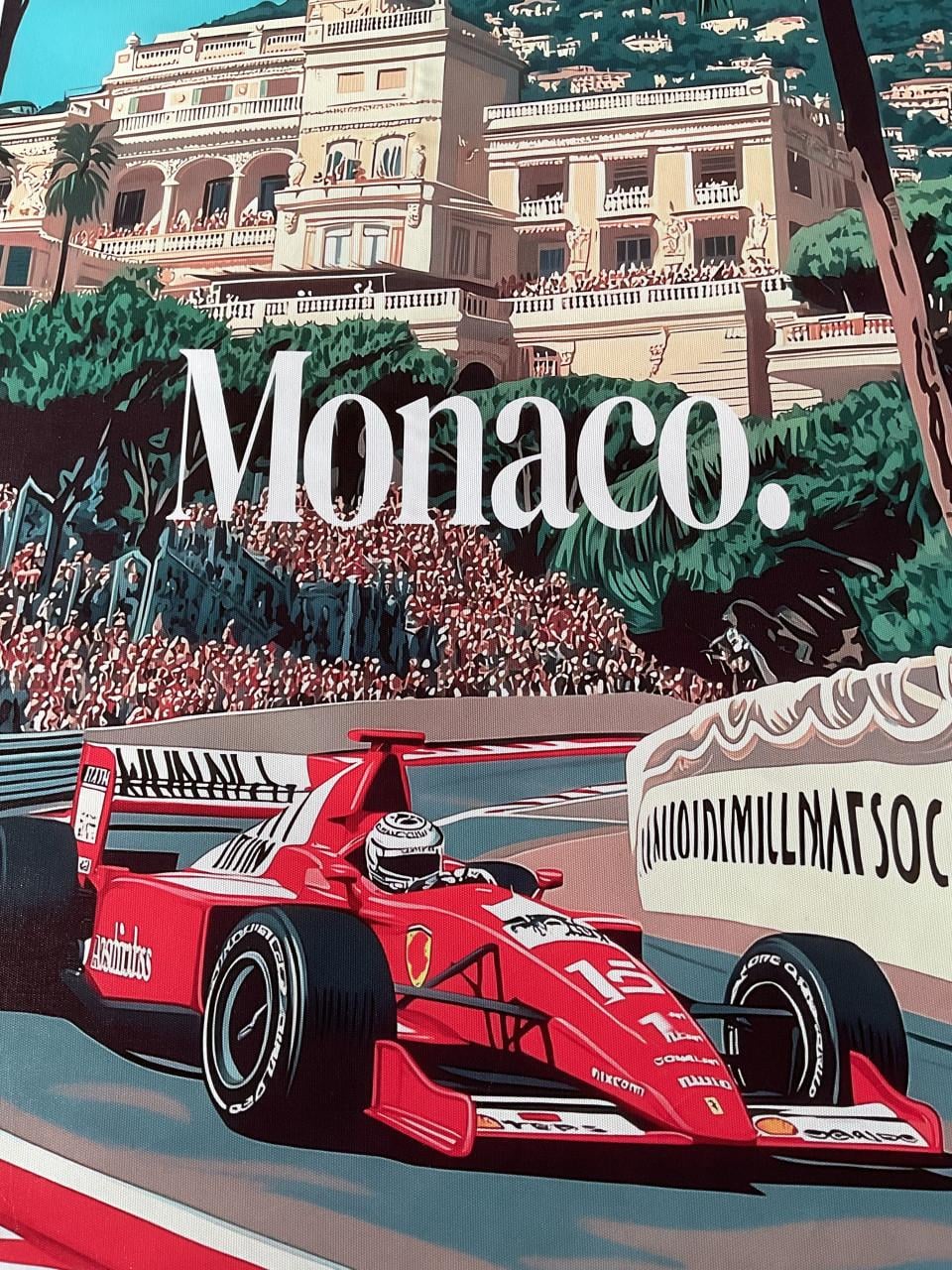 Monaco Formule 1 poster