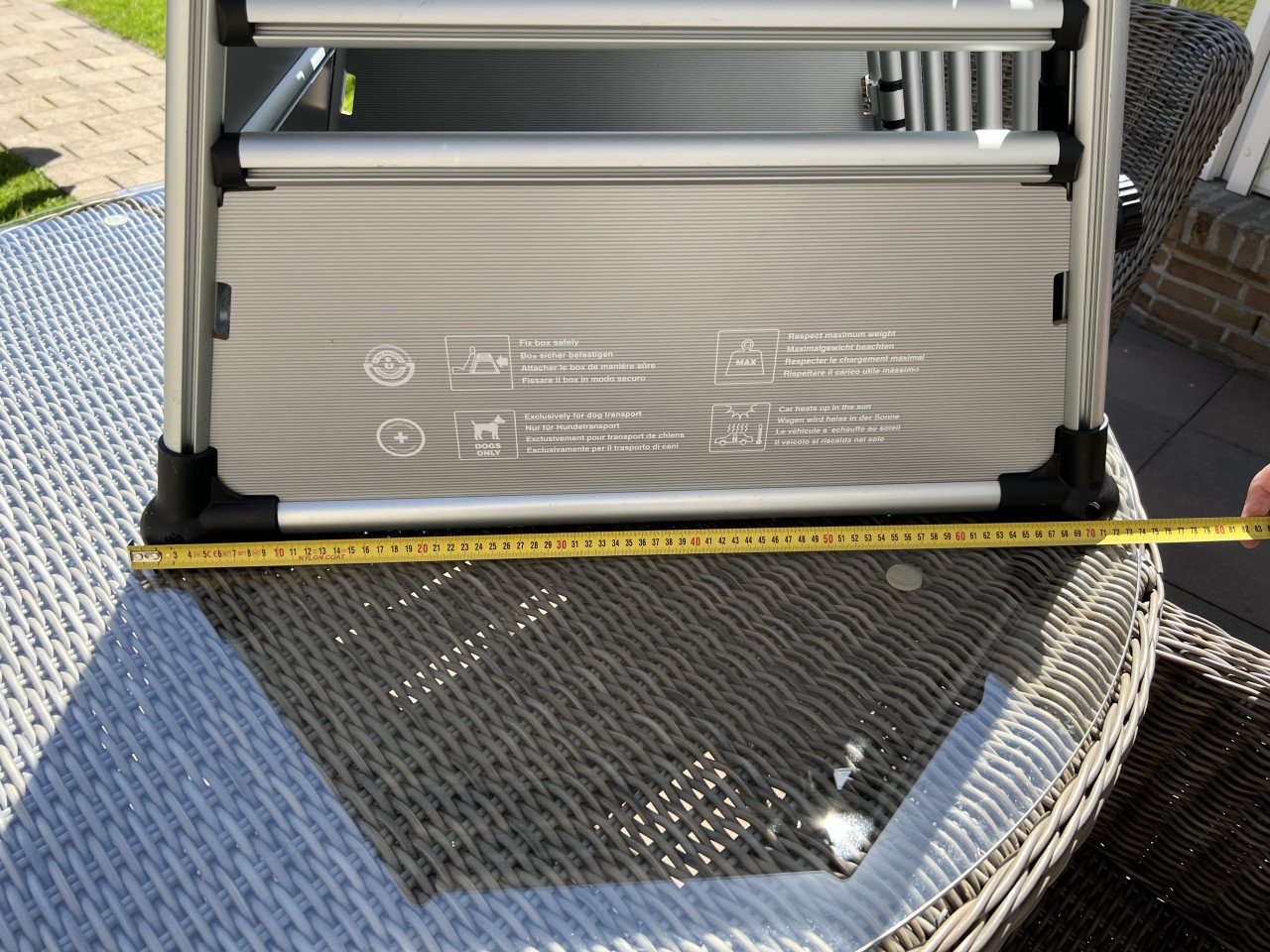 Aluminium auto hondenbench Proline Falcon S