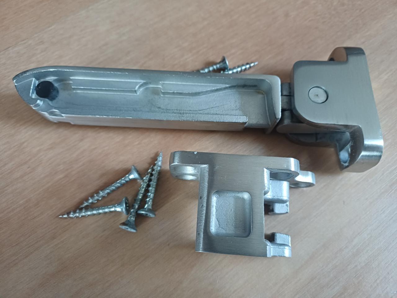 AXA Kierstandhouder (type EX) Geborsteld RVS: deuren/ramen