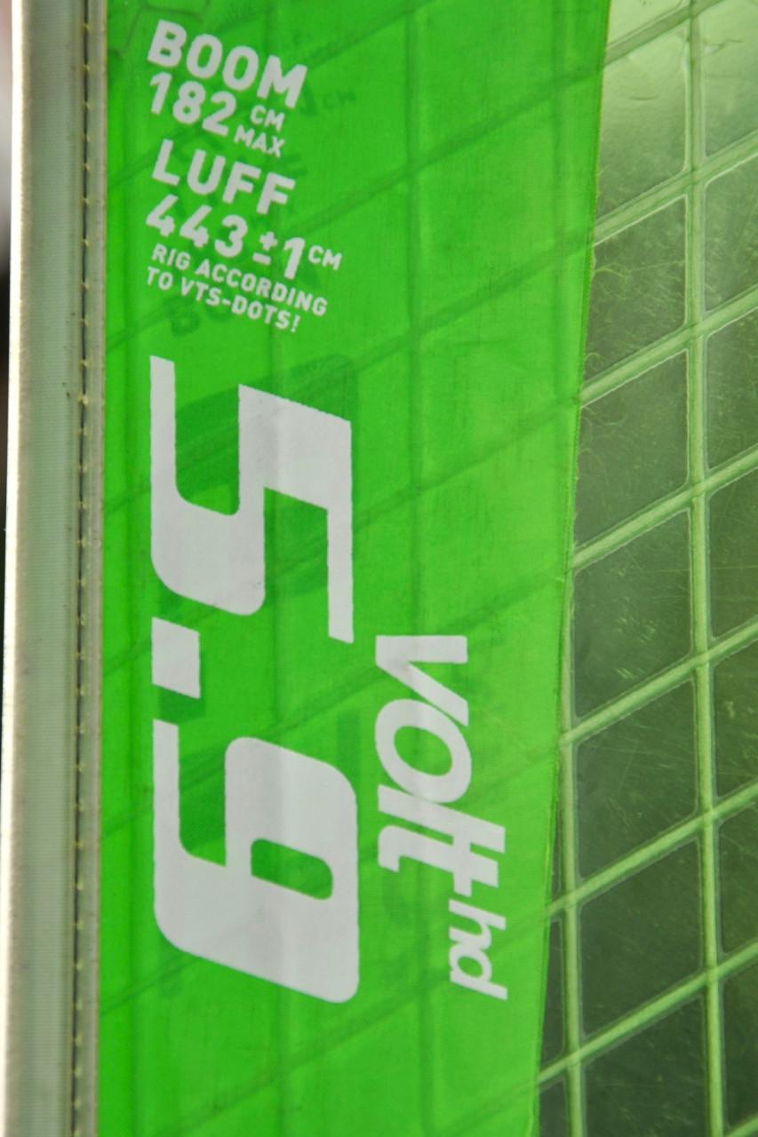 5.9m2 NorthSails VoltHD zeil (+ evt 430 RDM mast, verlenger)