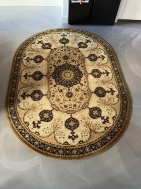 Ovaal Perzisch Kleed Groen | 170 240 cm