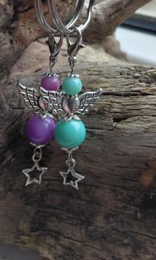 Zelfgemaakte sleutel/tassen hangertjes