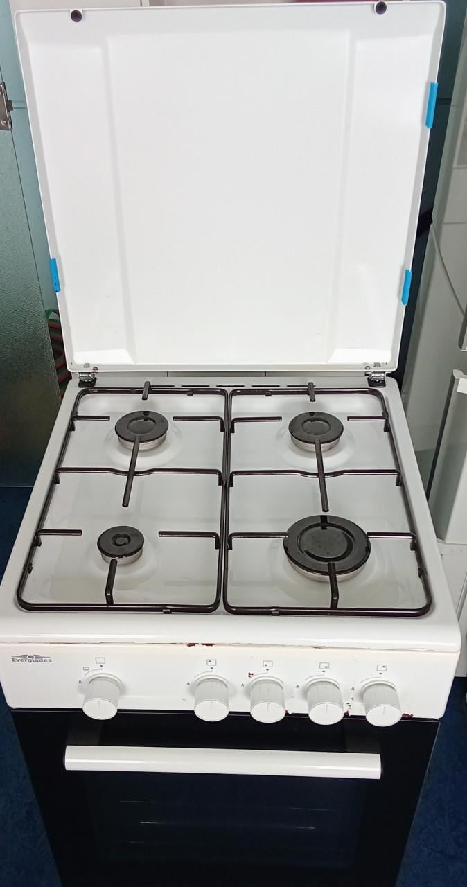 Prima wit 4-pits gasfornuis Met oven