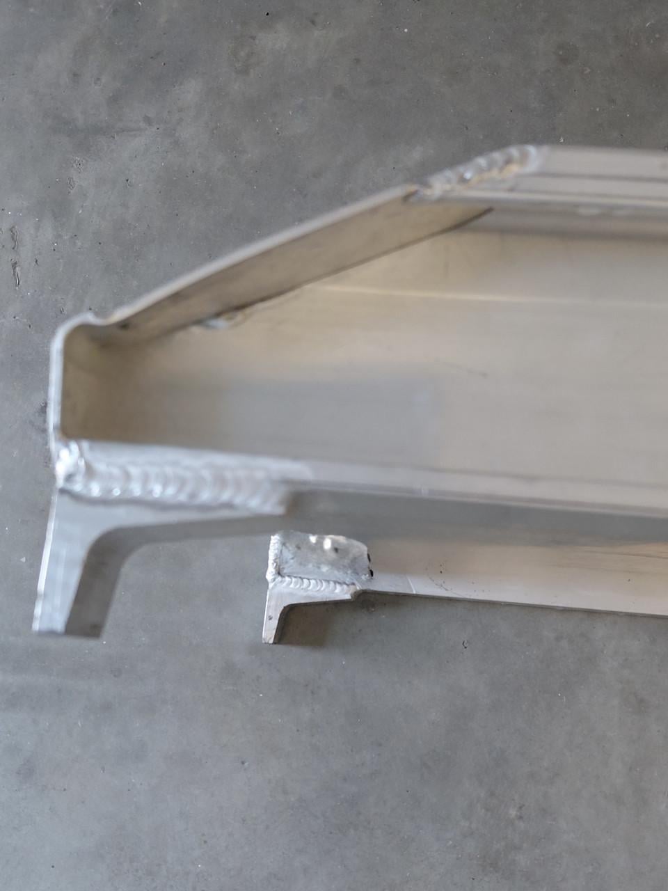 Aluminium Datona oprijplaten, lang 1.80 m, 1200 kg.