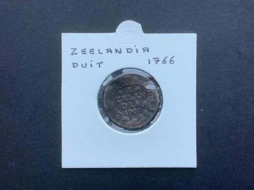 Zeelandia , duit 1766.