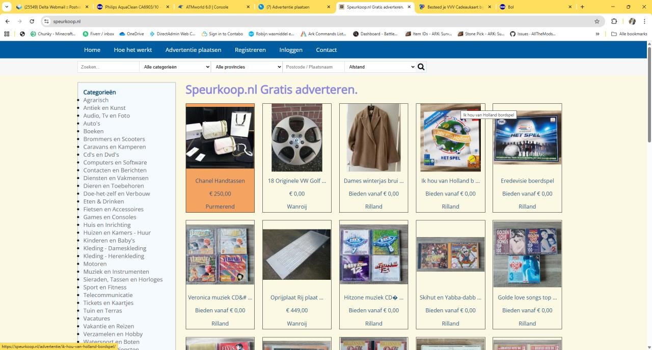 Plaats uw woning of andere zaken gratis op onze advertentie site