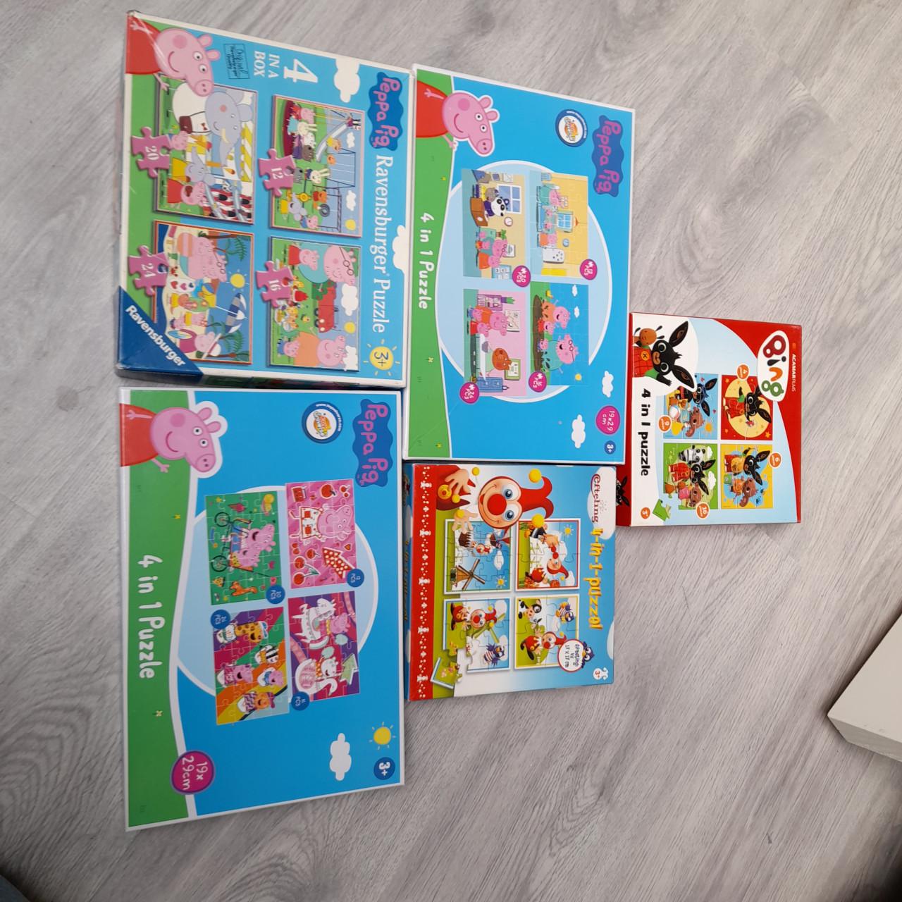 Puzzels vanaf 2 jaar > peppa pig etc