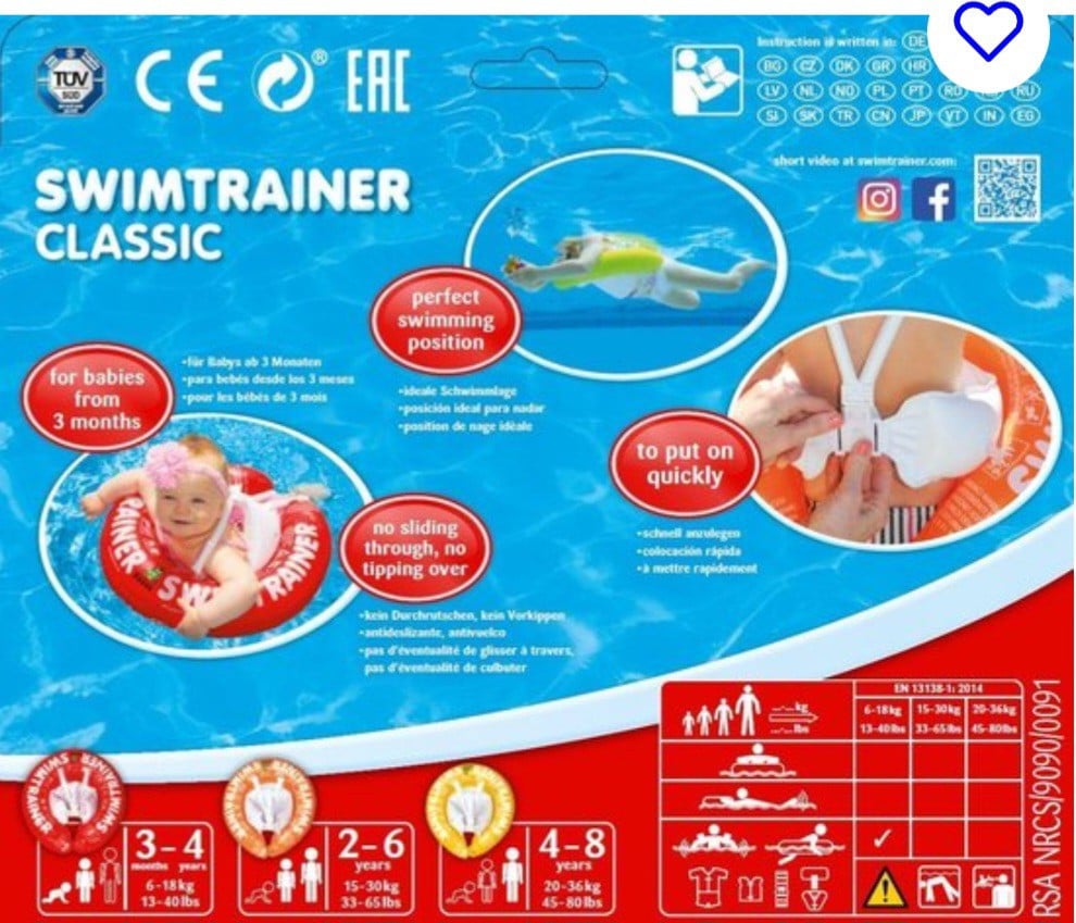 Zwemband/Zwemtrainer 8-18k