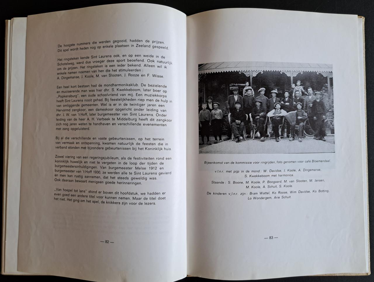 SINT LAURENS EN BRIGDAMME - H v Langevelde - WA Verbeek - 1974