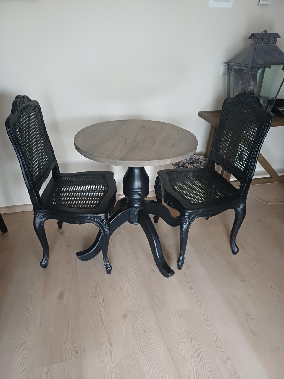 Brocante bijzettafel