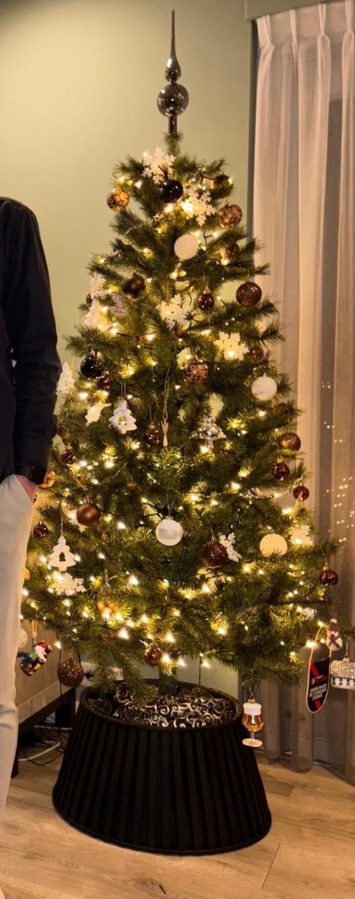 Kunst kerstboom