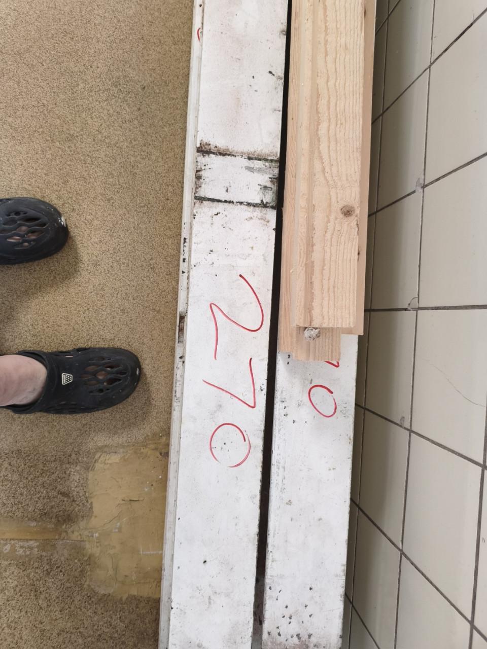 Stalen Balken voor boven de kozijnen