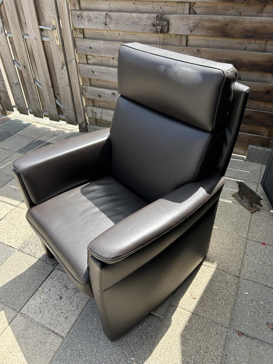 Luxe leren stoel