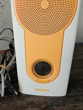 Vintage Philips 2.0 Luidsprekerset - Wit/Oranje zgan nog