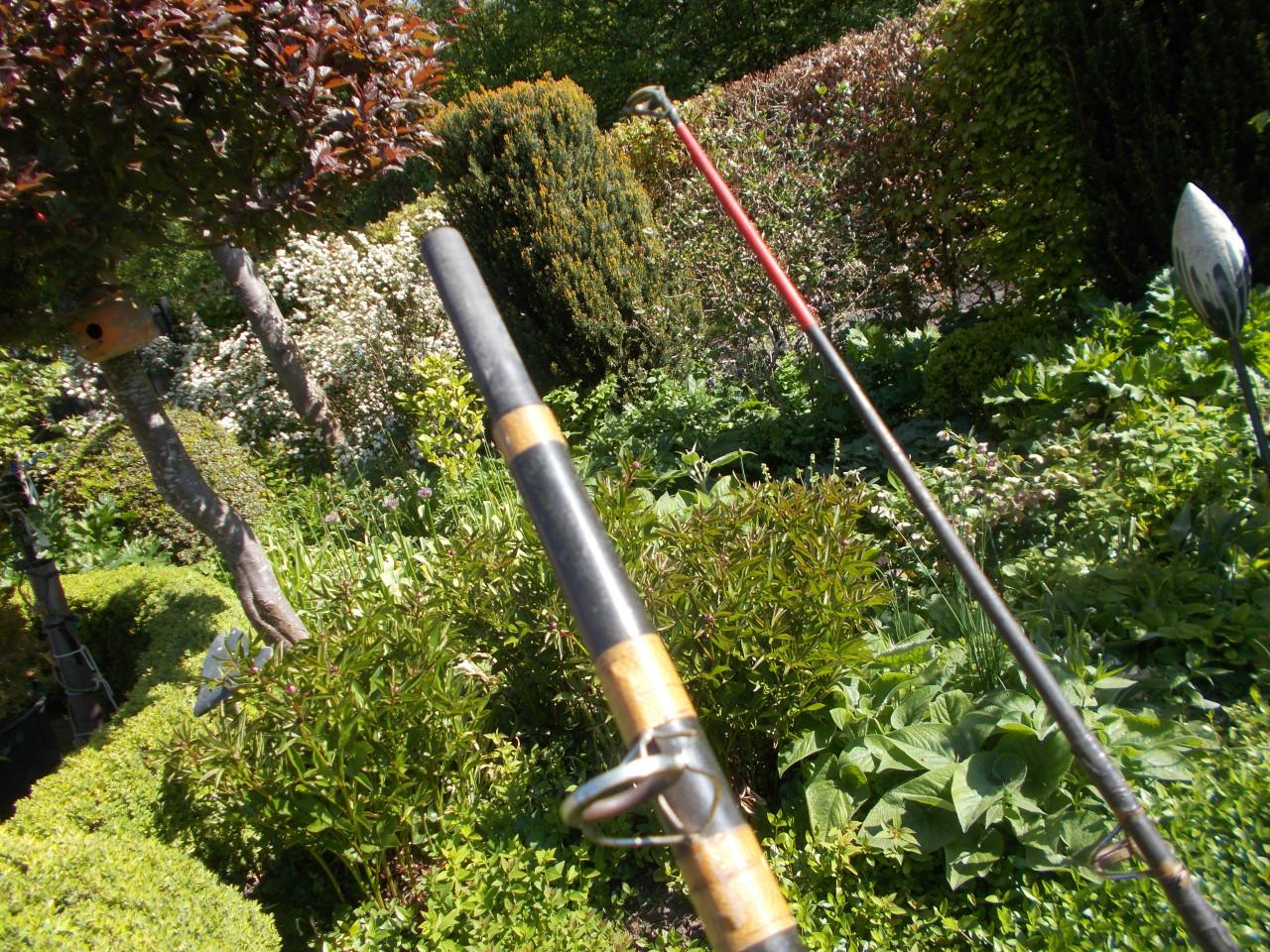 Kees Hamelink tweedelige strandhengel , lengte 400 cm