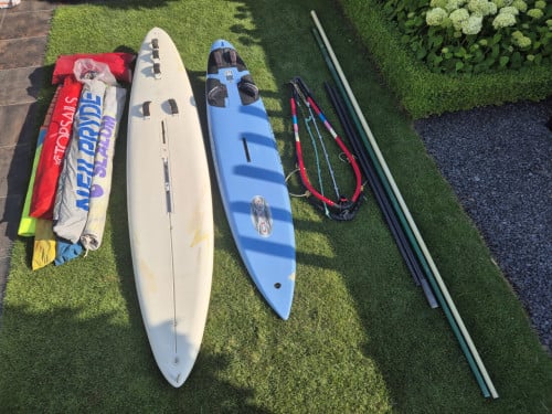 Overcomplete surfset. surfplank surfzeilen enz.