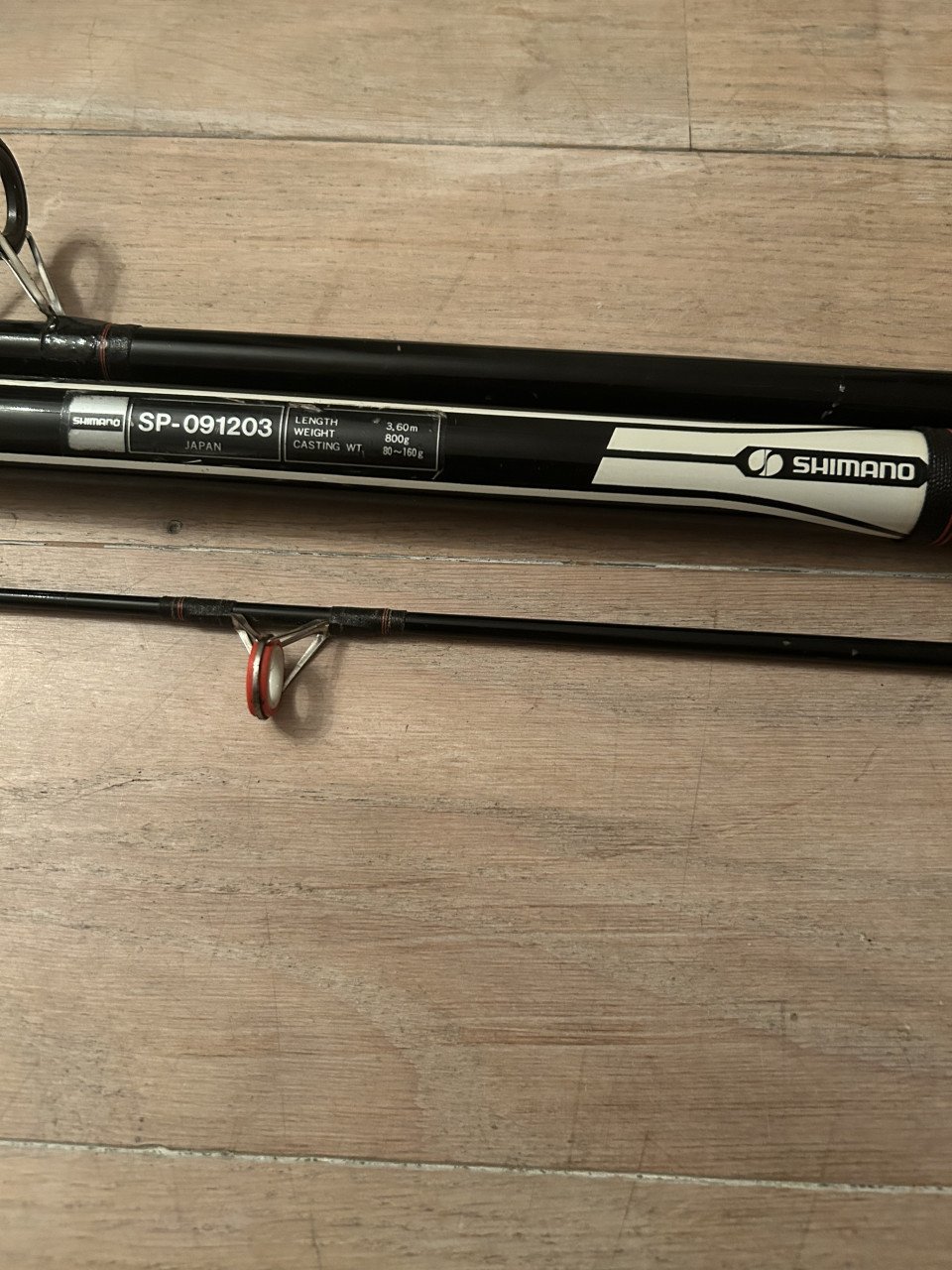 Te koop Shimano try 200 m lang 360 cm werpgewicht tot 160 gram