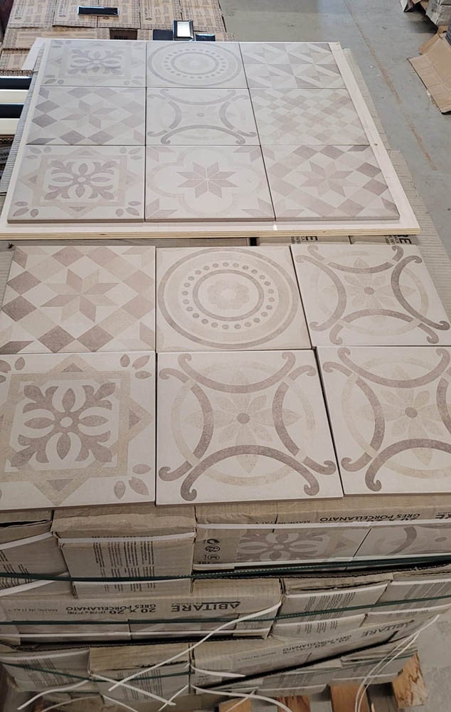3030-388 Decortegel mix Icon Beige, 20x20 cm, van € 77,50/m² voor