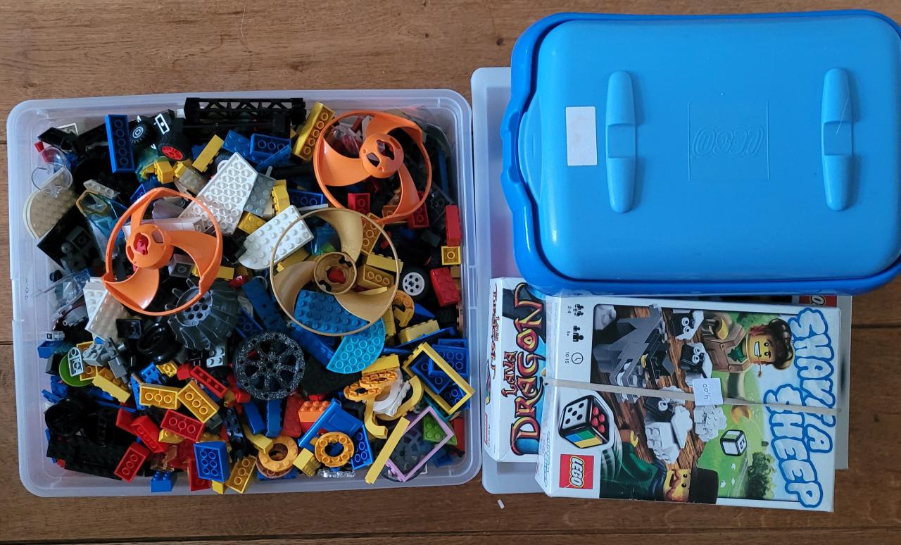 Losse lego onderdelen grote partij