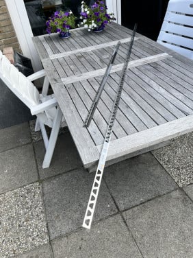 Restanten RVS-tegelprofiel 10mm en 20mm