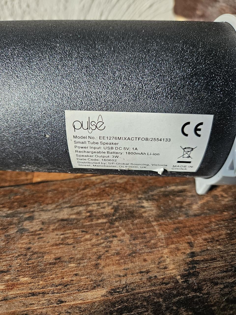 Pulse Small Tube Speaker - Draagbare Bluetooth Speaker