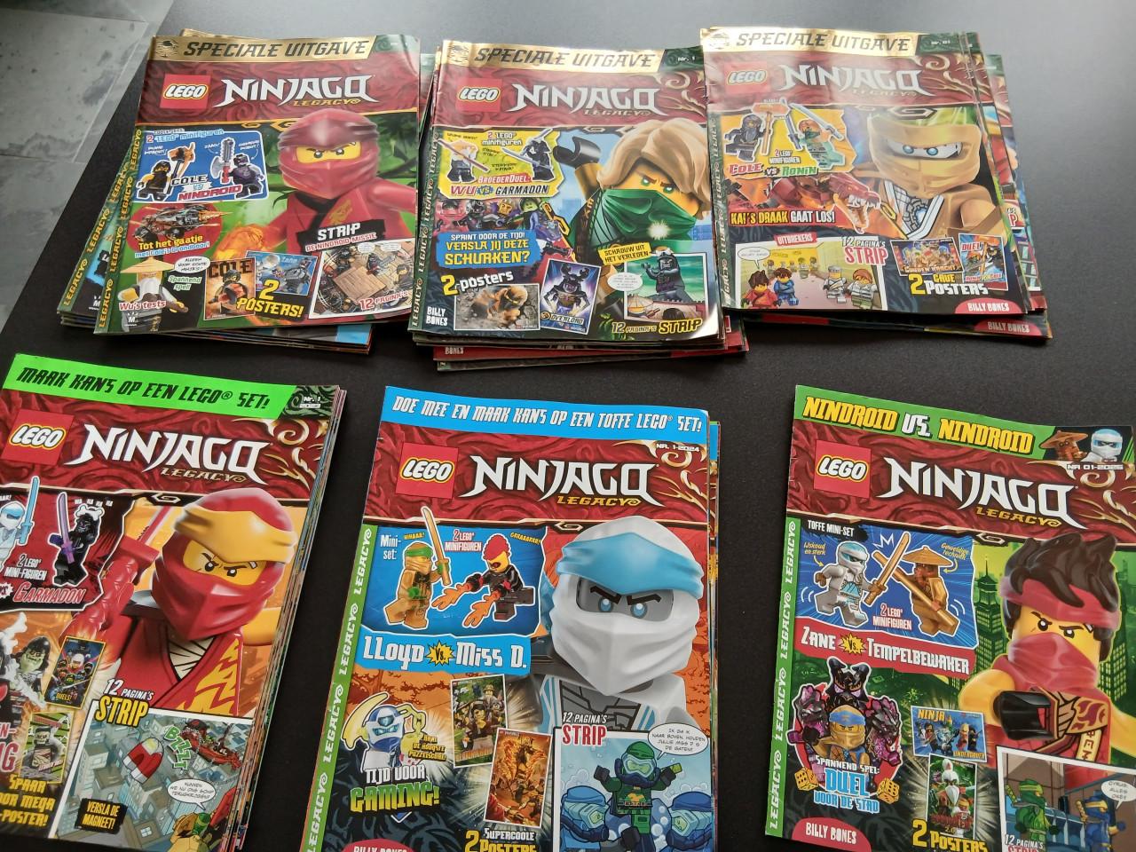 Nr 1 2020 t/m nr 2 2025 lego ninjago legacy magazine
