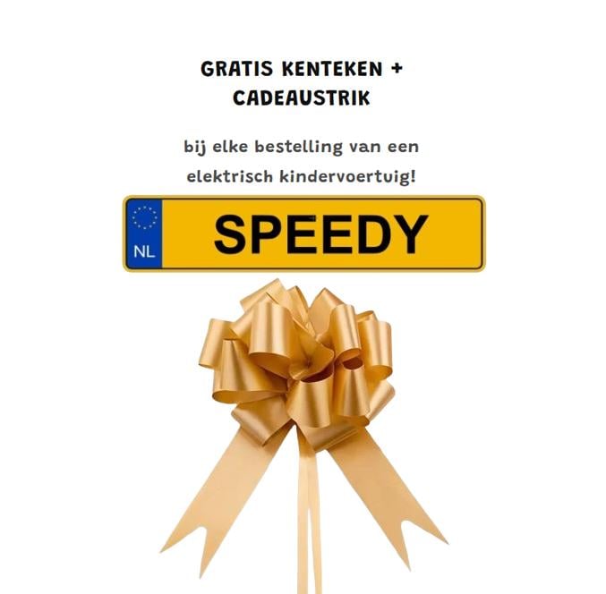 Elektrische KinderQuad 12V – SPEEDYSPARK Quad | Rood