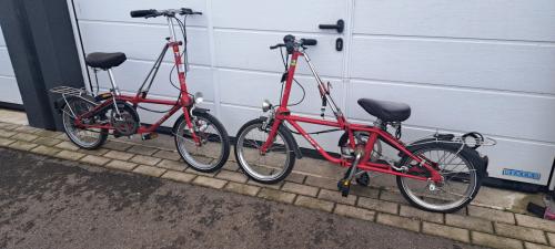 2x vouwfietsen