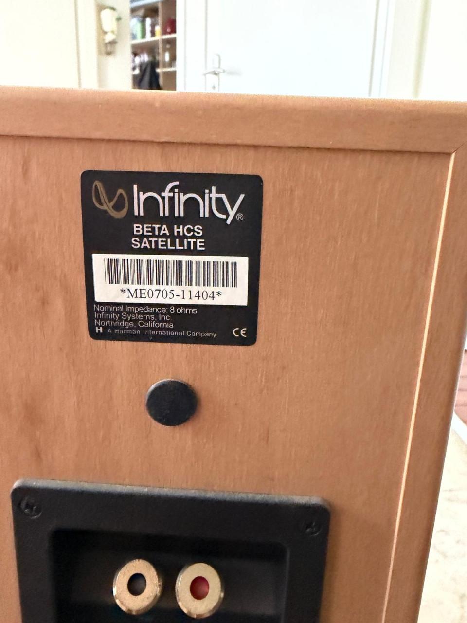 Dolby 5.1 surround set Infinity HCS Bèta (Harman)