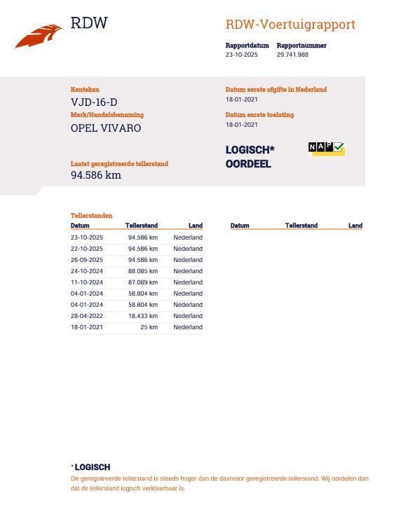 Opel Vivaro 2.0 cdti l3h1 edition airco / cruise controle / navi / carplay 