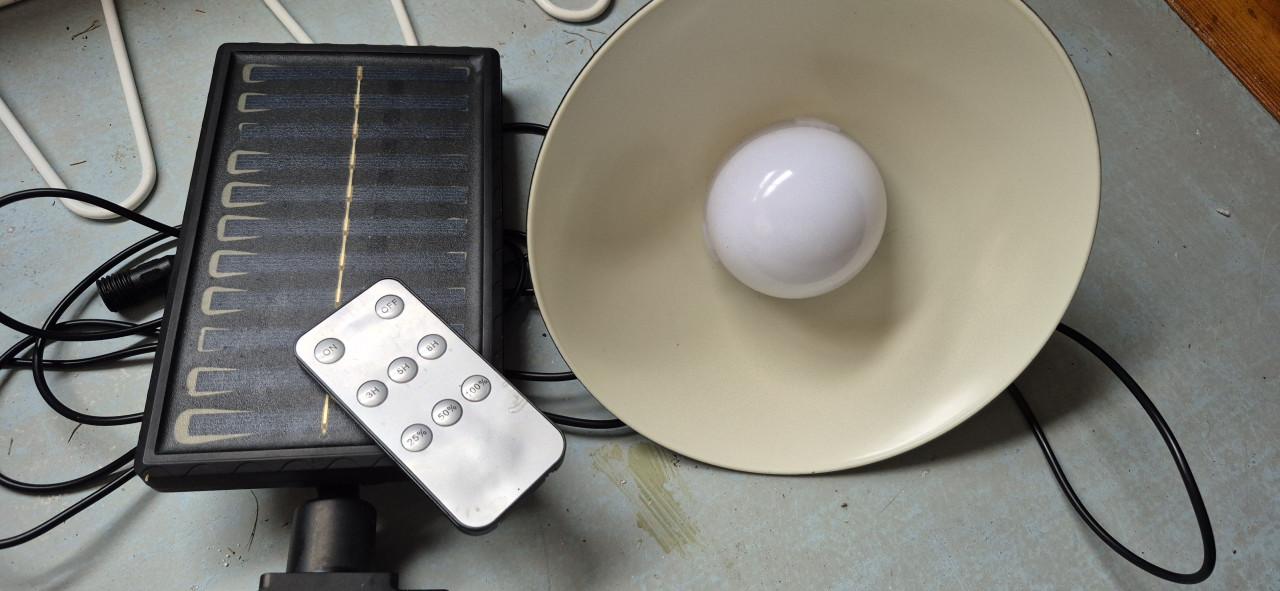 Solar lamp voor buiten