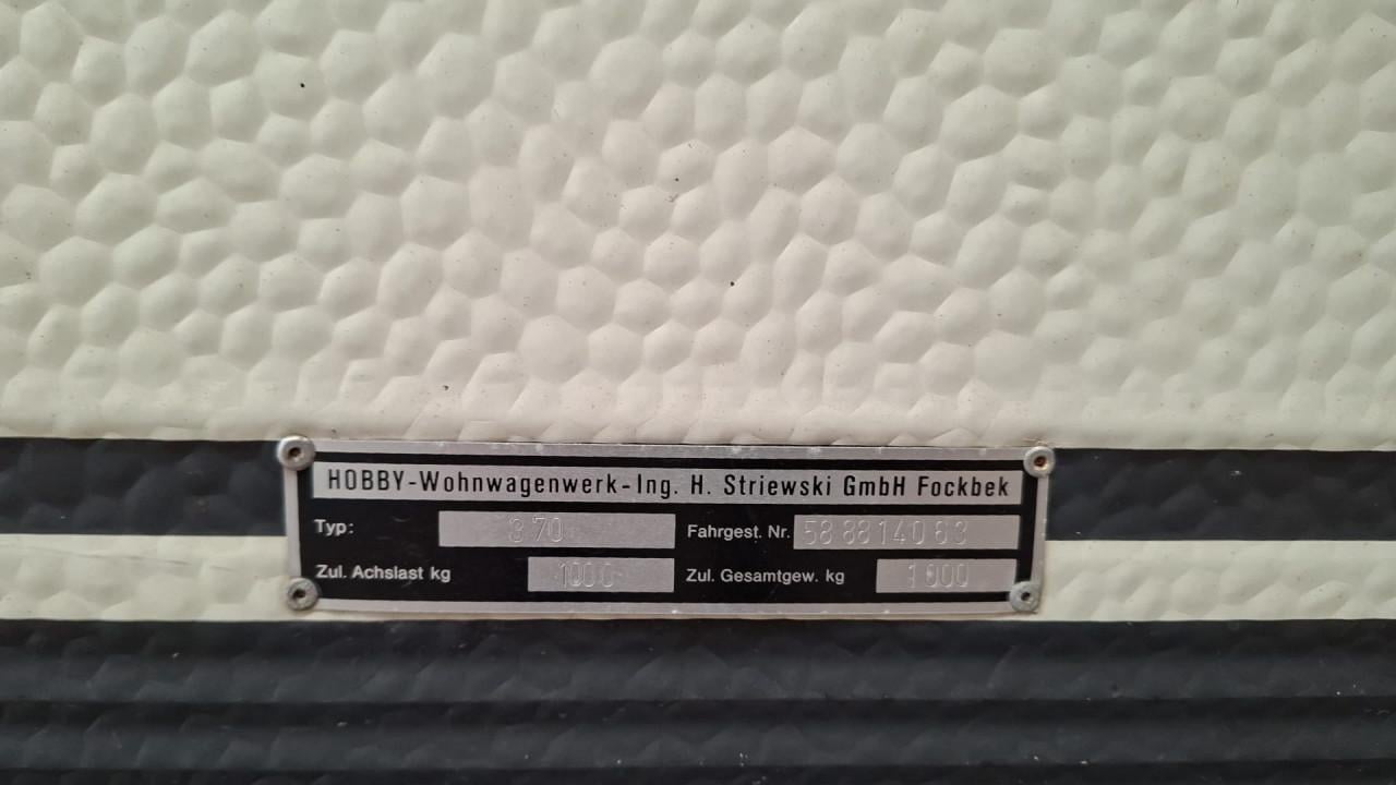 Caravan hobby