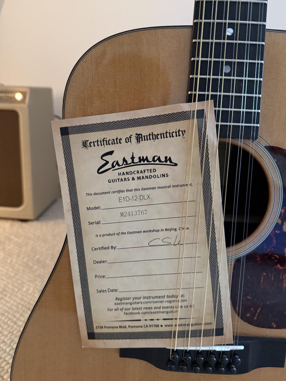 Eastman 12-string E1D Deluxe