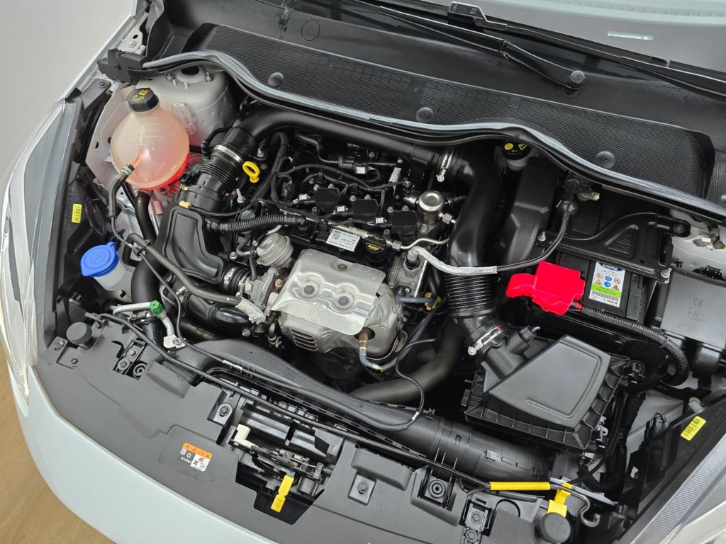 Ford Fiesta occasion luxe titanium met zwarte velgen en parkeercamera | bom