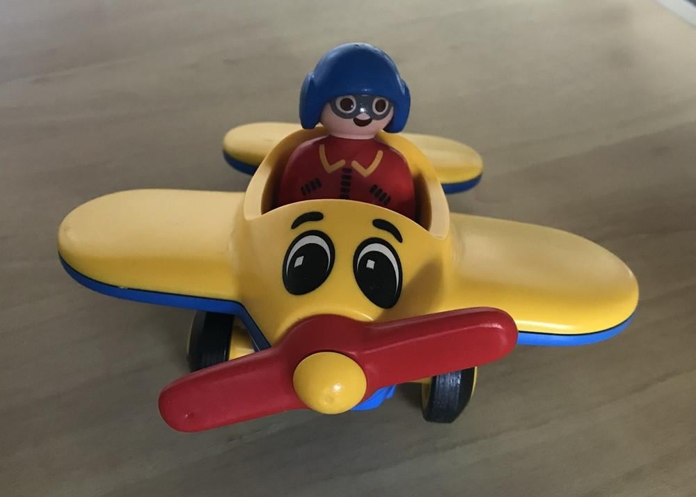 Playmobil - Piloot met vliegtuig nr 6717