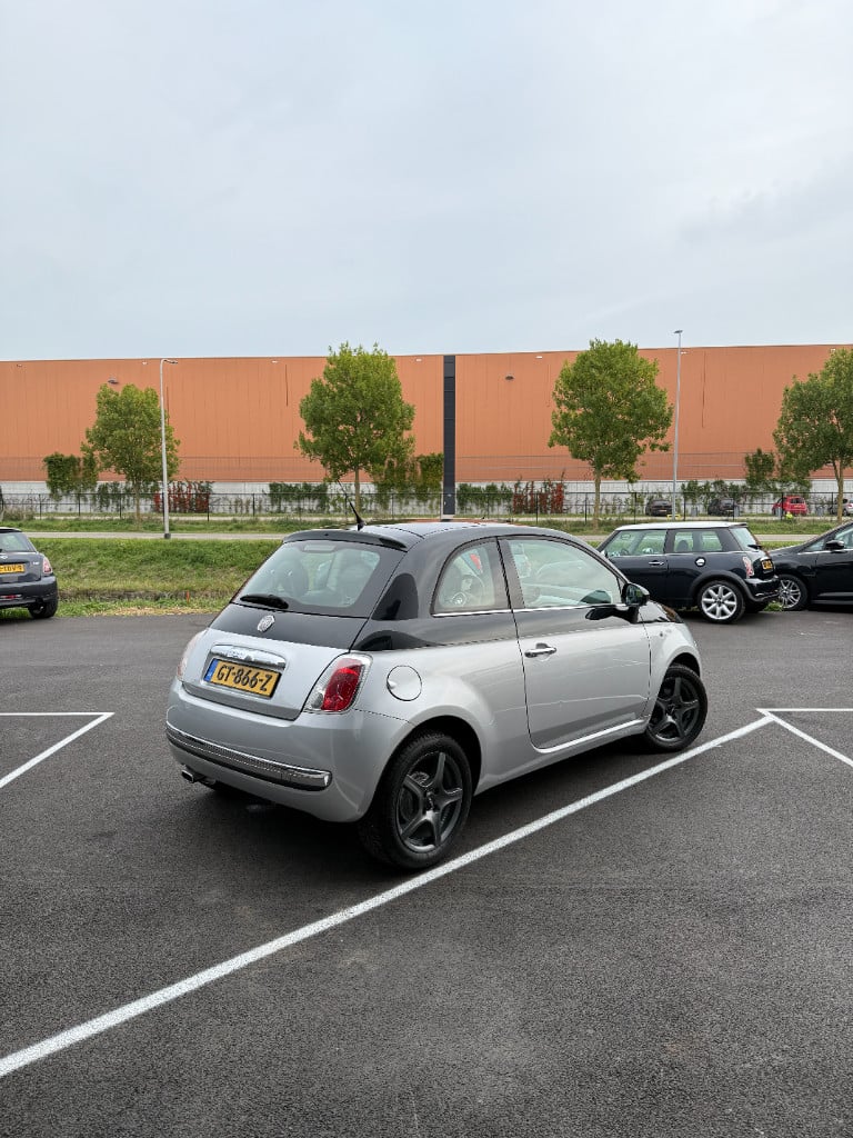 Fiat 500 1.2 - rosa - glazen dak