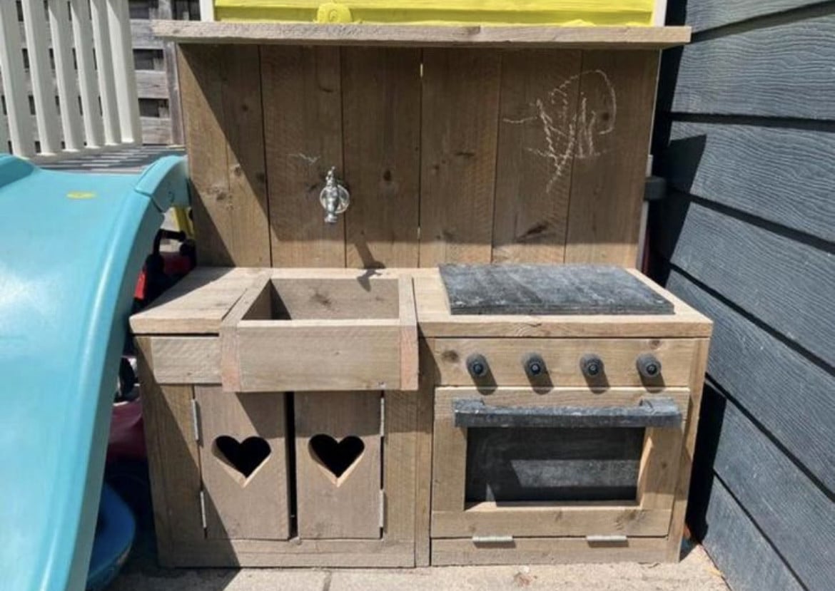 Steigerhouten keuken