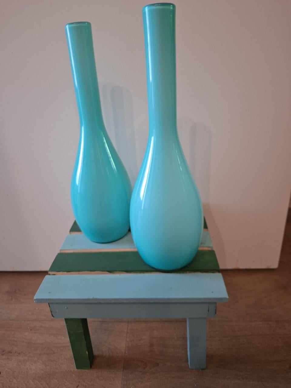 2 decoratieve flessen