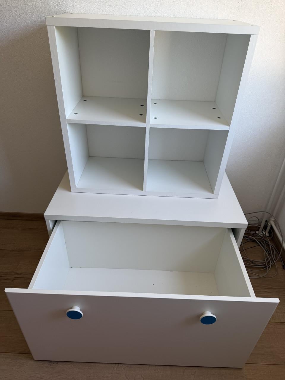 Opbergkast met lade & kast met vakken
