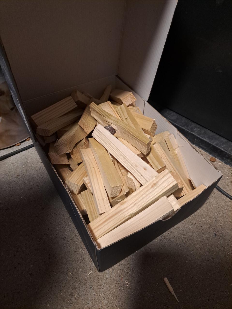 Aanmaak houtjes